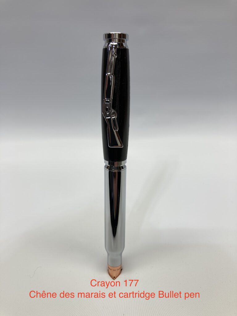 Crayon C-177 de la collection Chasse cartridge bullet