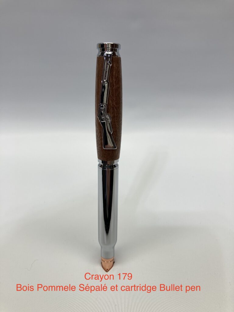 Crayon C-179 de la collection Chasse cartridge bullet