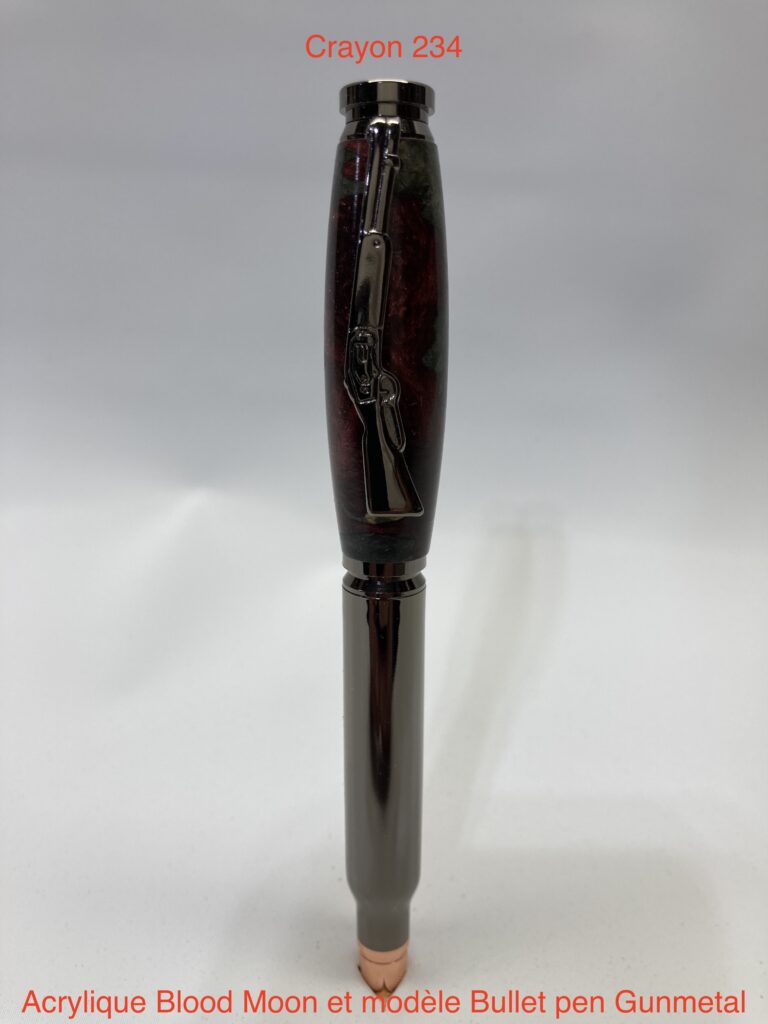 Crayon C-234 de la collection Chasse cartridge bullet