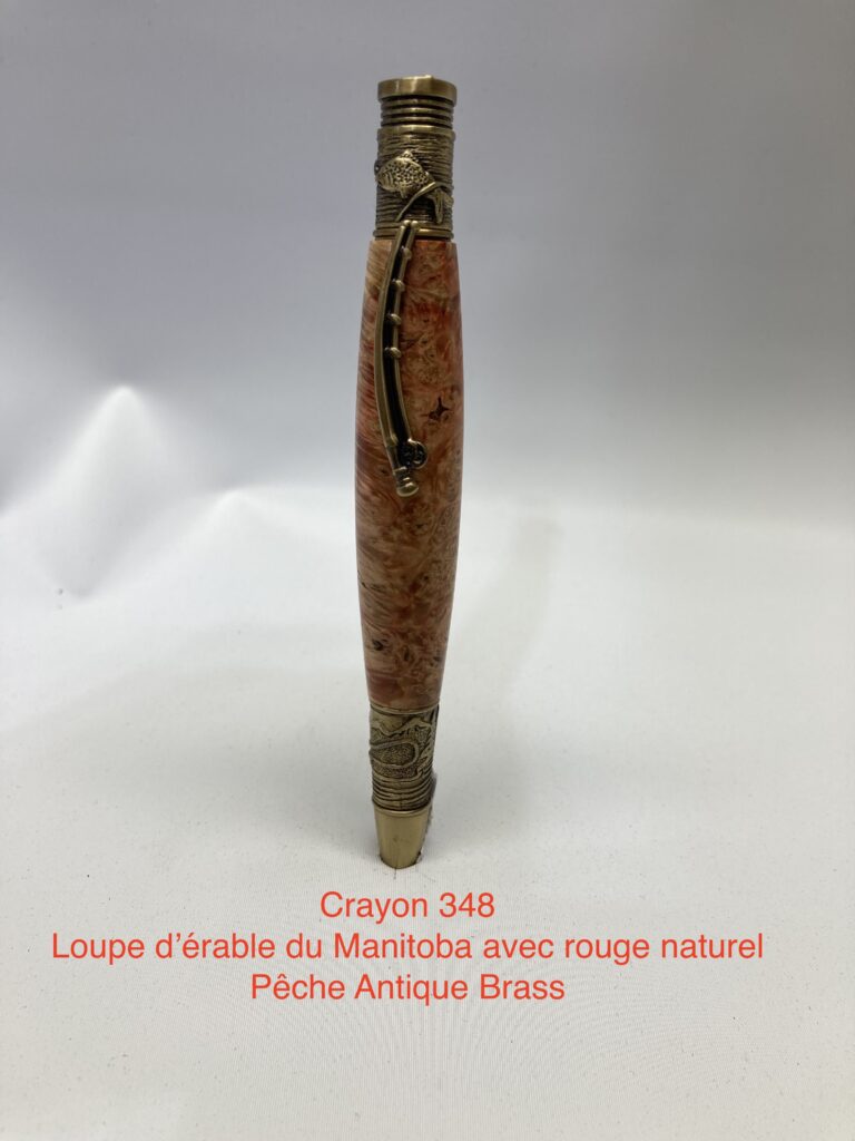 Crayon artisanal collection pêche