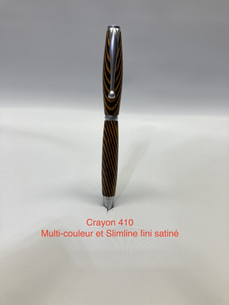 Crayon artisanal de la collection Slimline