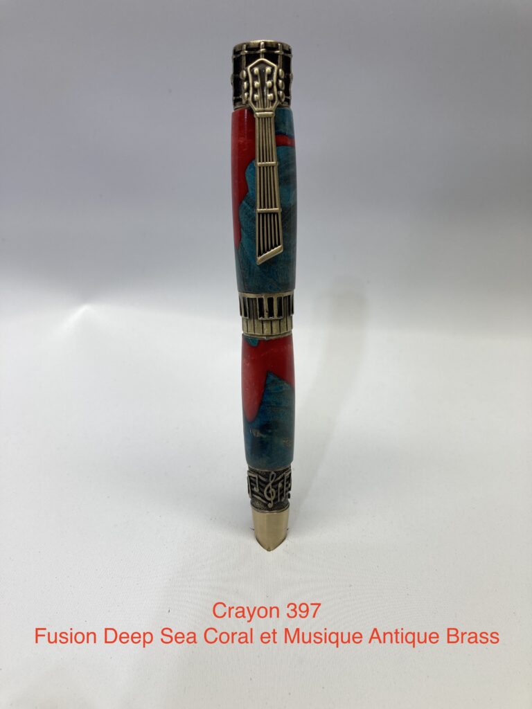 Crayon artisanal de la collection Musique