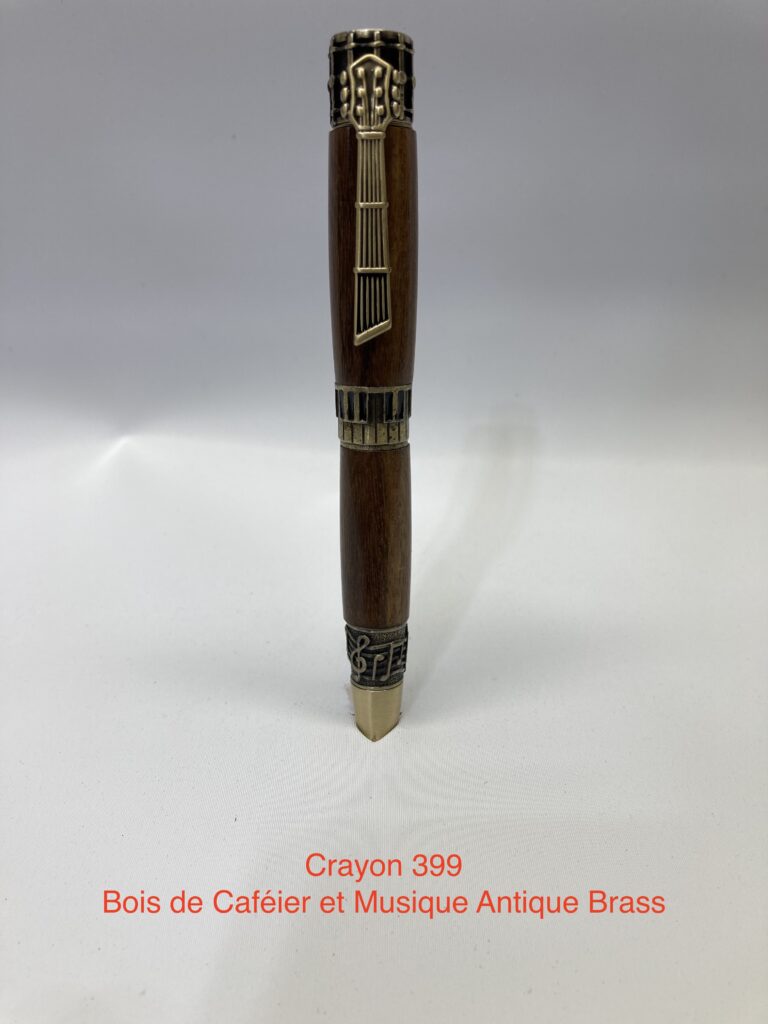 Crayon artisanal de la collection Musique