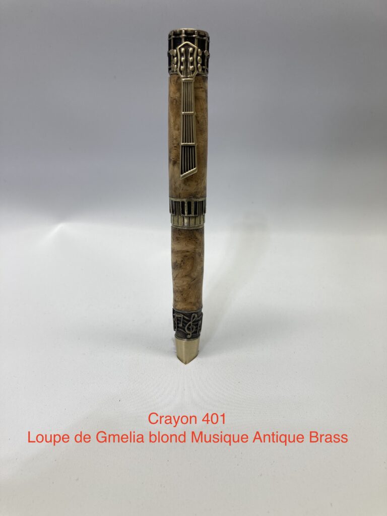 Crayon artisanal de la collection Musique