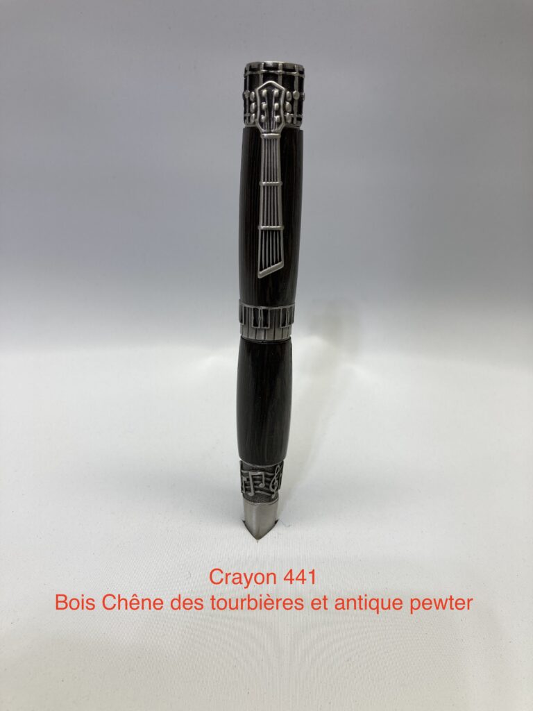 Crayon artisanal de la collection Musique