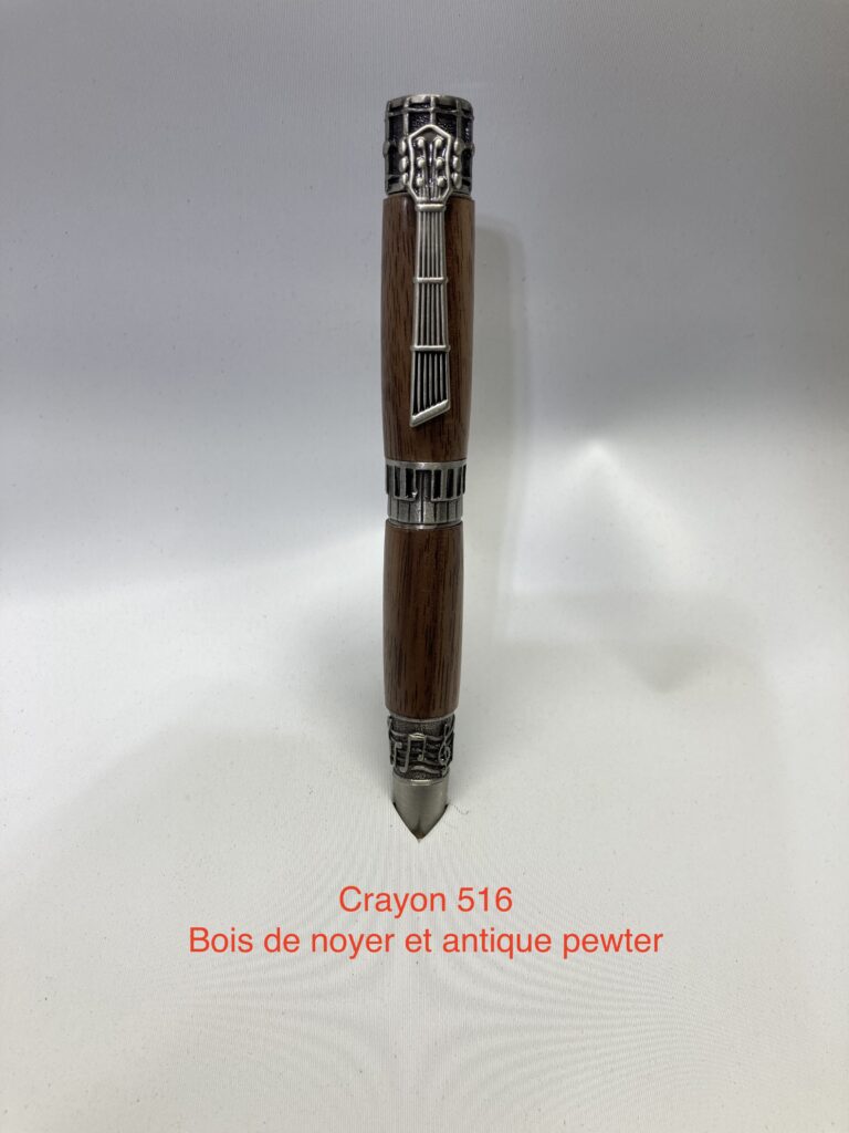 Crayon artisanal de la collection Musique